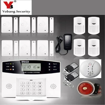 

YobangSecurity Wireless Auto Dial Home Security Alarm System English Russian French Spanish Italian Czech Voice GSM Alarm System
