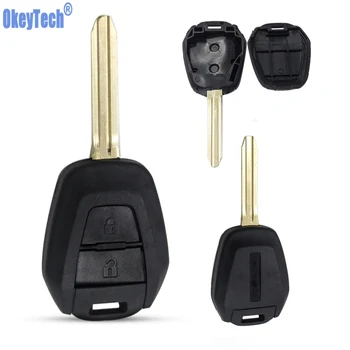 

OkeyTech Ignition Key Shell Case 2 Buttons With Blade Fit For Isuzu D-max Replacement Auto Key Cover New Stlying