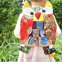 5 шт./лот, стиль, цветная сумка в стиле совы, современные винтажные Национальные характеристики, лоскутные рюкзаки в виде совы