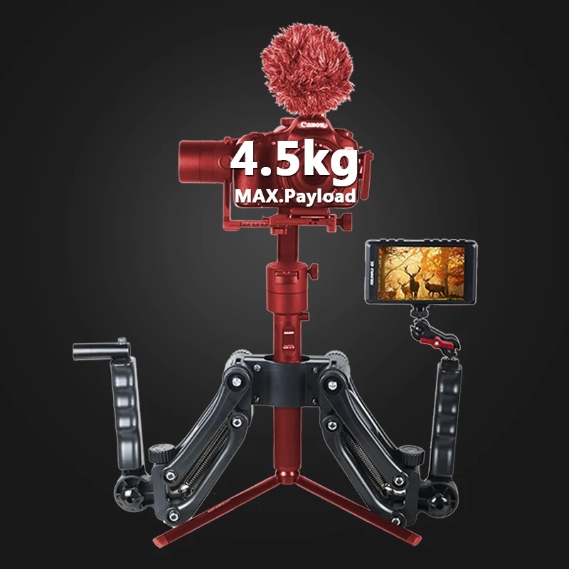 

Gimbal Spring Dual Handheld Extended Arm Handle for Zhiyun Crane 2 M Plus Feiyu A1000 A2000 DJI RONIN S Smooth 4 Stabilizer