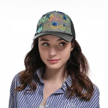 Повседневная Лоскутная Женская Мужская блестящая бейсбольная шляпа с блестками блестящая танцевальная Праздничная Кепка Клубная одежда