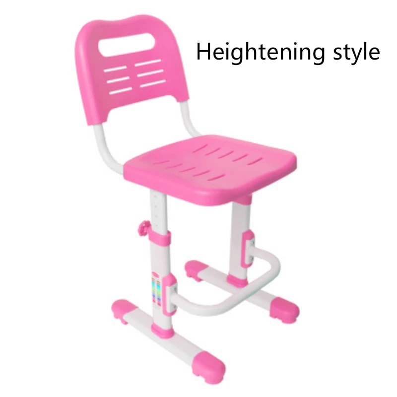 Поднятое детское кресло нескользящий табурет для обучения детская мебель с подставкой для ног Регулируемый Детский письменный стул корректирующая осанка - Цвет: B1