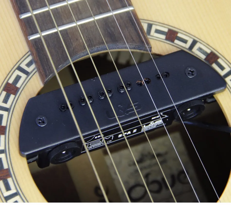 ♪ マグネット+マイクのピックアップ　LSM SPA2 　T-902以上?  LSM SPA2 Dual Coil Soundhole Magnetic Pickup For Acoustic And