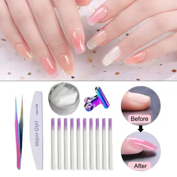 

Professional Fiberglass Nail Kit Fiber Nails Extension Manicure Salon Tool Set Nail Set Nail Art Tools