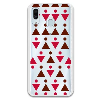 

Stand case costume drawing Triangulos Red WP005 for Samsung Galaxy A30