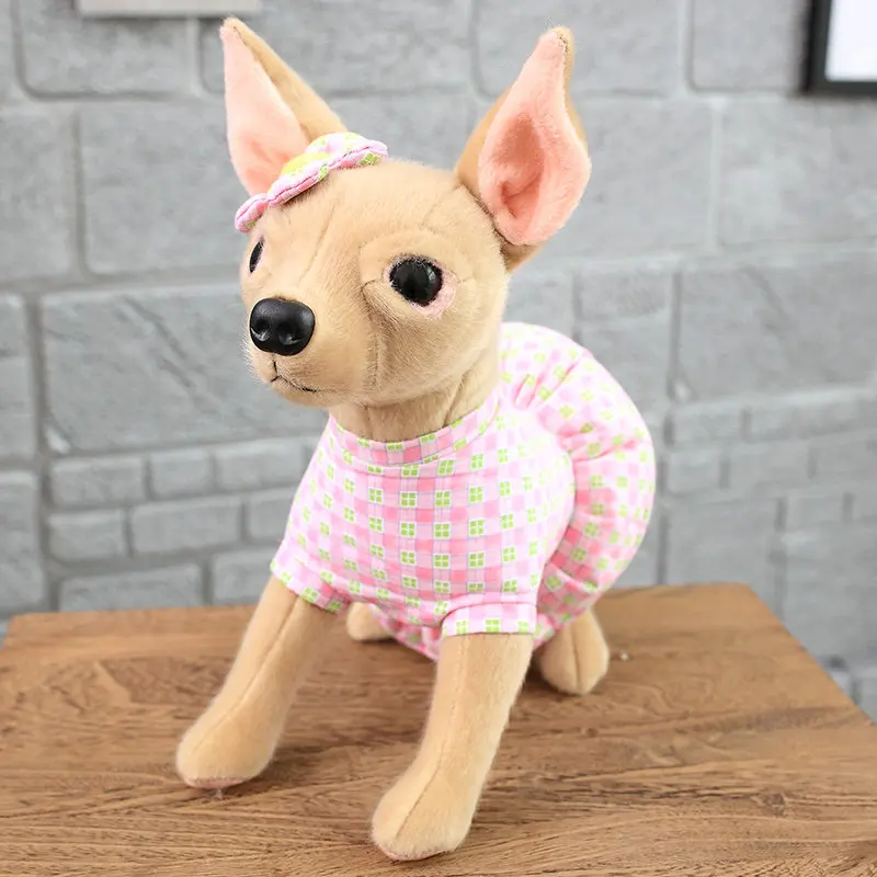 2019 Новое поступление мини реалистичные милые плюшевые норковые волосы реалистичные Животные Собака Моделирование игрушки для домашних
