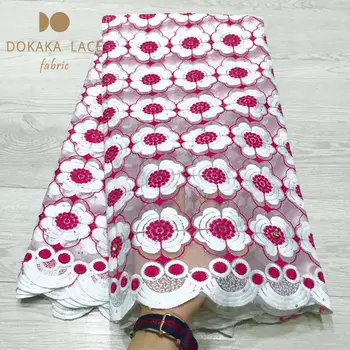 

Rhinestones African Milk Silk Lace Farbic 2019 High Quality Cord Lace Wedding Bride Fabrics Prom Dresses Sewing Stones Material