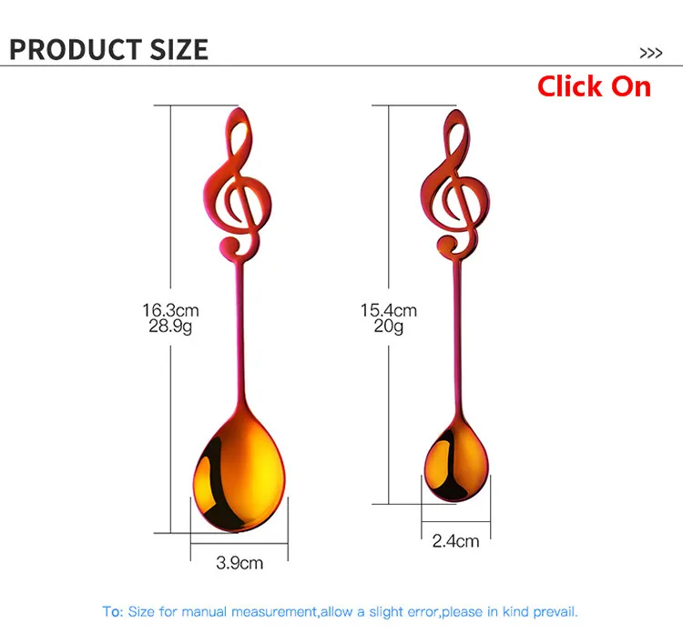 3/5/8 шт. Нержавеющая сталь ложка Примечание Музыкальная тема десерт, Мороженое ложка для кофе чайная ложка креативные столовые приборы