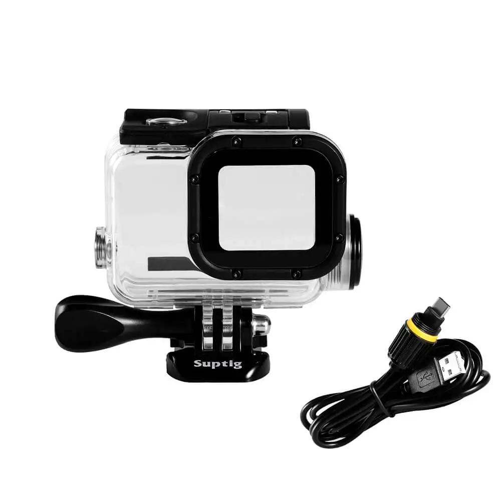 Waterproof Charging Housing Case For GoPro Hero 56 Black Diving Surfing Underwater Shell W Charger Cable For GoPro Hero5 Hero6 (9)