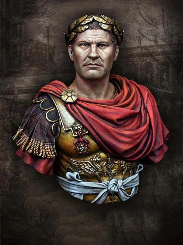 

1/10 Scale Resin Bust Caesar