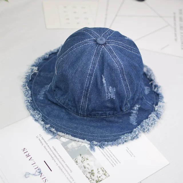 girls denim hat