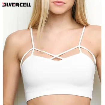 

Women Sexy Cross Tube Top Female New Europe and US Flames Wrap Chest