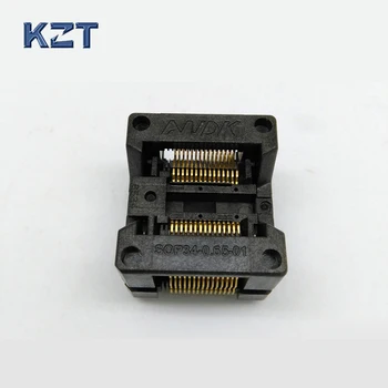 

SSOP30 TSSOP30 Burn in Socket Adapter Pitch 0.65mm IC Body Width 5.3-5.7mm 208mil-224mil Flash Chip Test Socket