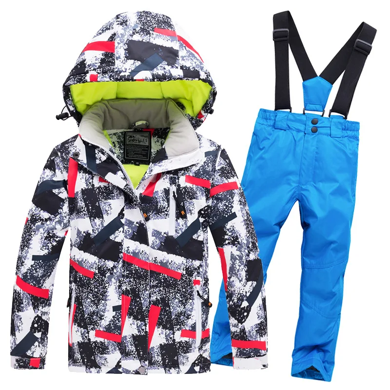 Kids Clothes Boys Winter Sports Suit For Boy Girls Ski Jacket And Pants Children'S Clothing Baby Boys Sports Warm Suit Thicker