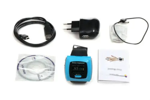

US Seller Wrist Pulse Oximeter Watch Blood Spo2 Monitor Sleep Oximetry CE/FDA CONTEC CMS50F