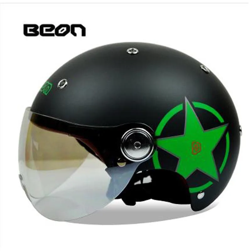 New arrival brand Beon vintage helmet Scooter motos motorbike capacetes retro motorcycle half face helmets