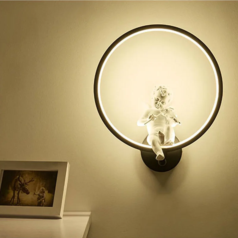 Настенный светильник Horsten светодиодный из металла смолы акрила|led wall light lamp|acrylic