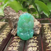 Из натурального прозрачного камня вид халцедона нефритовый кулон нефритовые подвески знак зодиака петух нефритовый кулон подлинный Агат