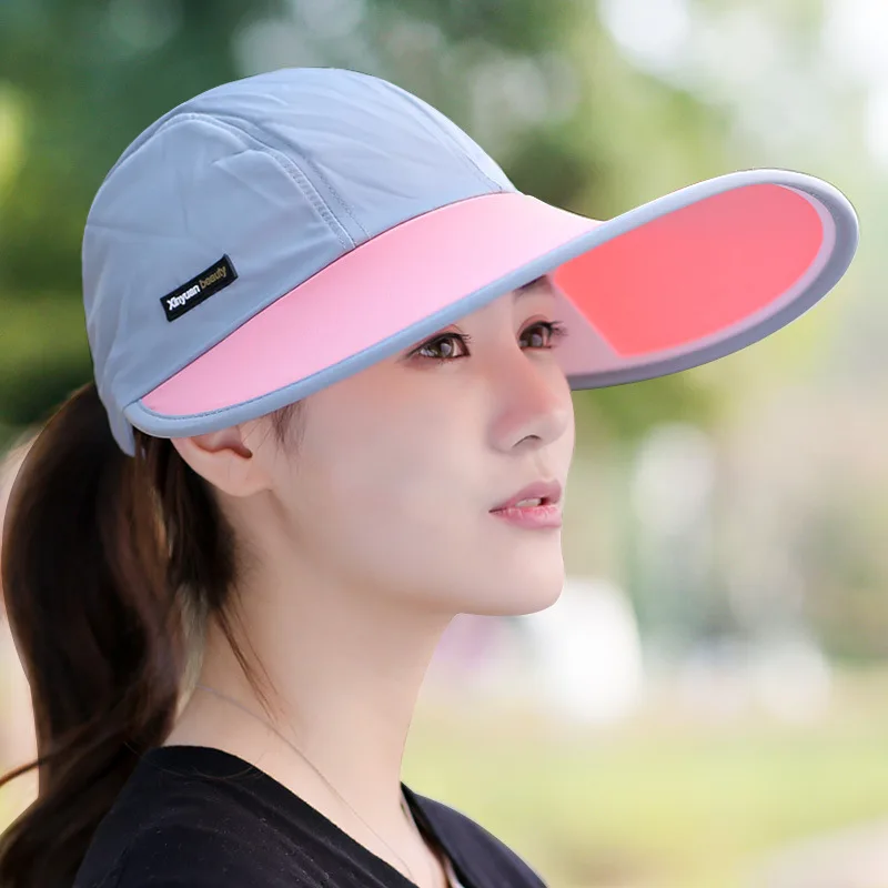 

Summer Hat For Lovers Women Folding Foldable Uv Protection Sun Hat Visor Suncreen Floppy Cap Chapeau Femme Outdoor Beach Hat New