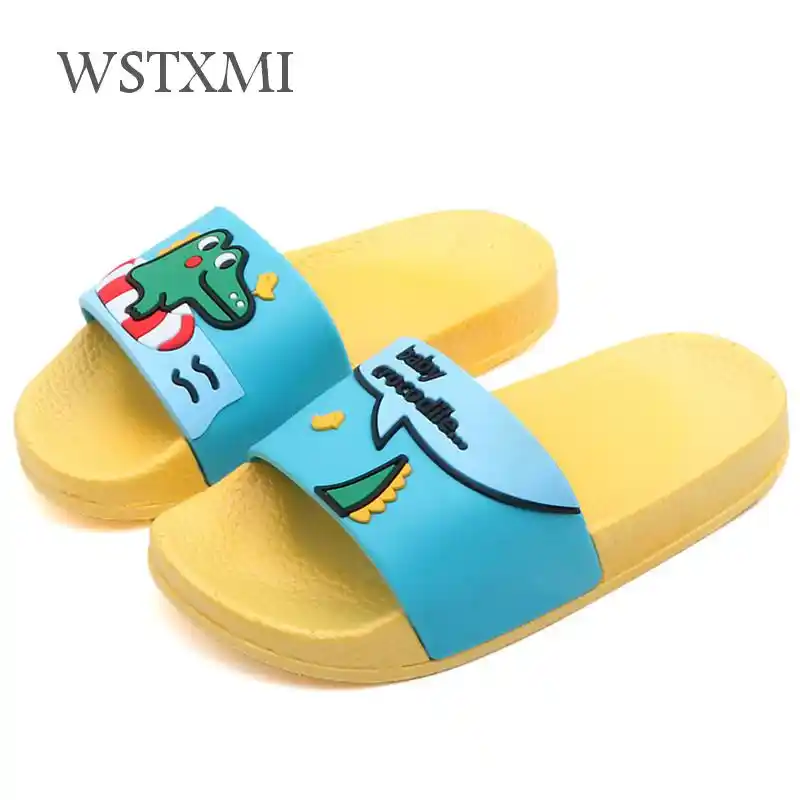 boys animal flip flops