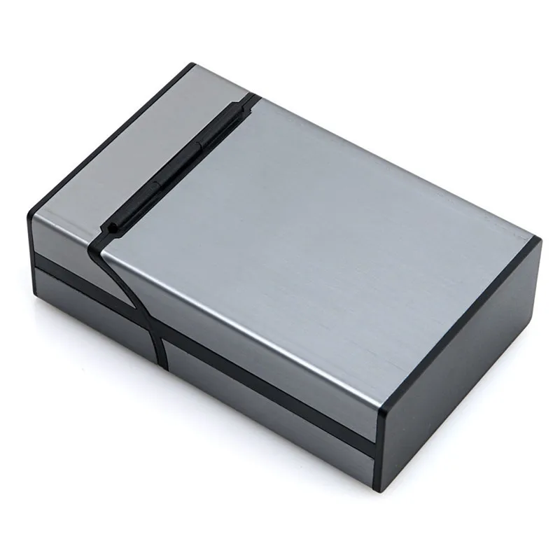 Сигаретный портсигар карманный контейнер для хранения пакет светильник алюминиевый чехол коробка держатель m15