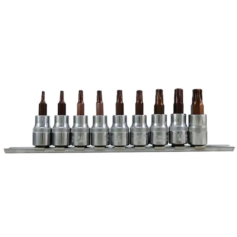 

10pcs/set 3/8 inch Torx Socket Wrench Set Car Repair Tool Combination Bits