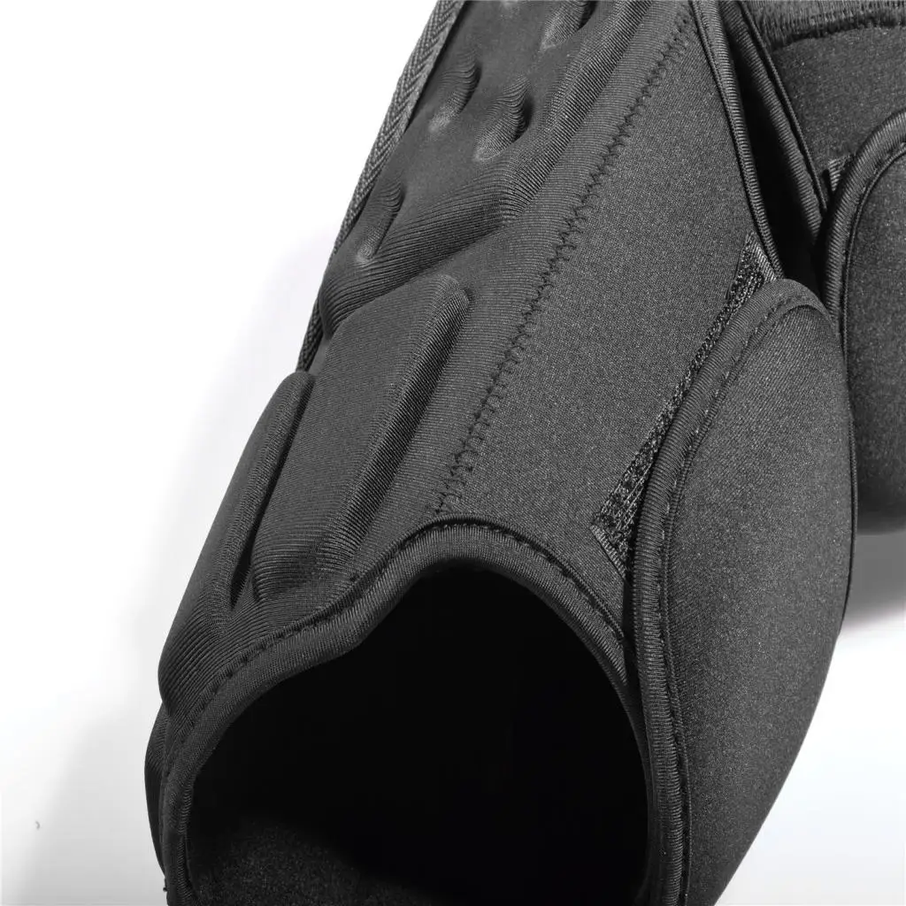 1 Pair Motorcycle Knee Pads Motocross Knee Protector Guard Moto Knee Protector Protective Gear Motorbike Riding Knee Black