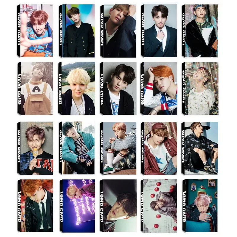 

KPOP Album Self Made Paper Lomo Card Photo Card Poster Photocard Fans Gift Collection