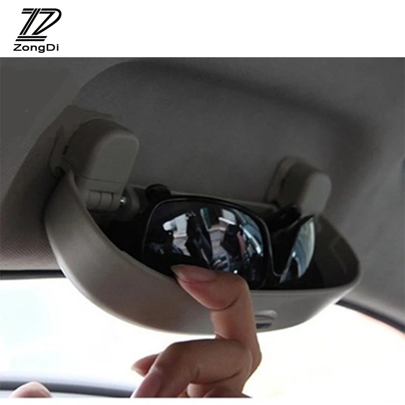 

ZD 1pcs Car Glasses Box Case Holder For Toyota Corolla RAV4 Camry Prius Yaris Alphard Highlander Vois EZ Crown Accessories 15.4c