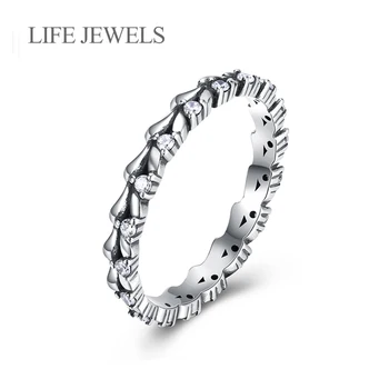 

Authentic100% 925 Sterling Silver Austrian Zircon Rings Charm l Women Luxury Sterling Silver Valentine's Day Gift Jewelry 18131