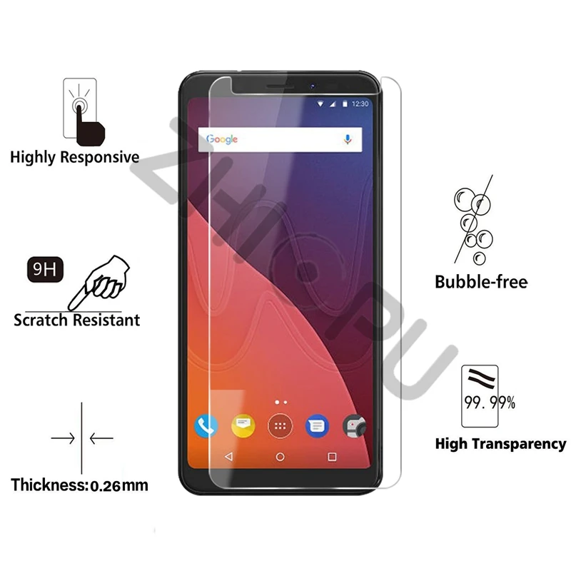 2 шт./лот закаленное Стекло для Wiko вид Экран протектор Защитная пленка view