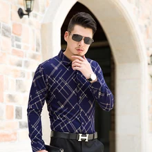 2016 Autumn and Winter New model Men’s Formal Striped Office Long Sleeve Dress Shirt