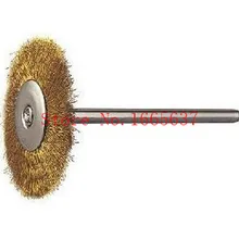 100 шт./кор. Ювелирная проволока щетка латунная проволочная щетка с хвостовиком 2,35 мм кисть для полировки