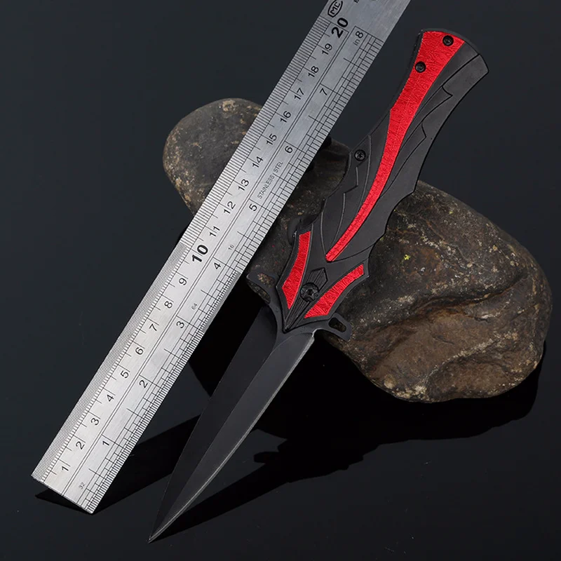 

TAC21 Single edged outdoor cutter camping tactics high hardness folding knife multifunctional field survival portable gadget