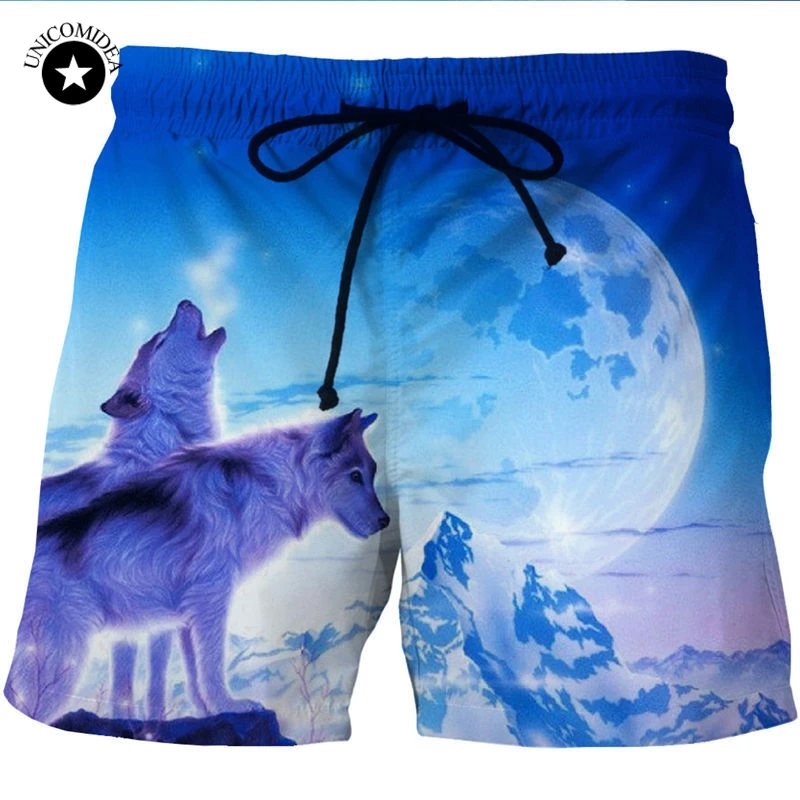 wolf swim trunks