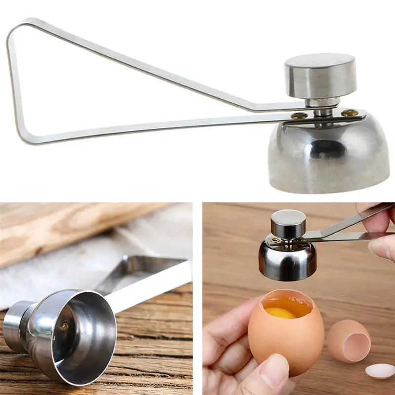 Нержавеющая сталь яйцо Топпер резак яичная скорлупа Cracker открывалка инструмент кухонные аксессуары