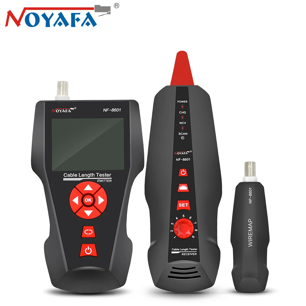 Оригинальный Noyafa NF 8601 RJ45 телефонный кабель Диагностика тон детектор для BNC PING RJ11