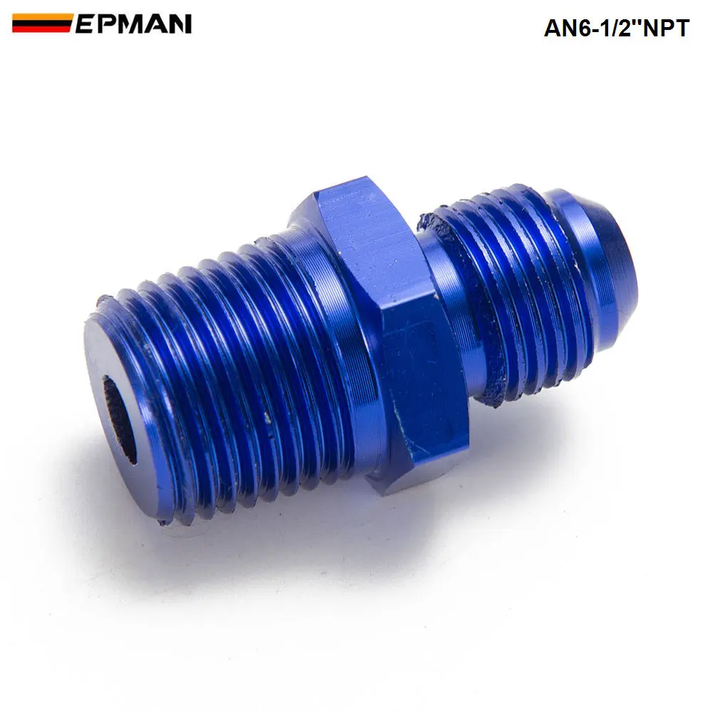 10 шт./лот AN6-1/2''npt Прямые мужской масляный радиатор топливный шланг переходник для фитинга AN6-1/2''npt