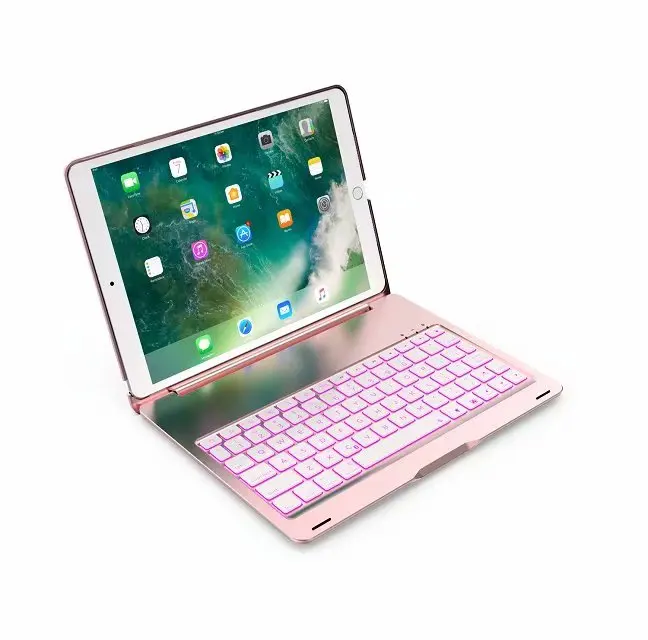 Для iPad Pro 10 5 планшет подсветка алюминиевый Bluetooth клавиатура чехол для A1701 A1709 умный