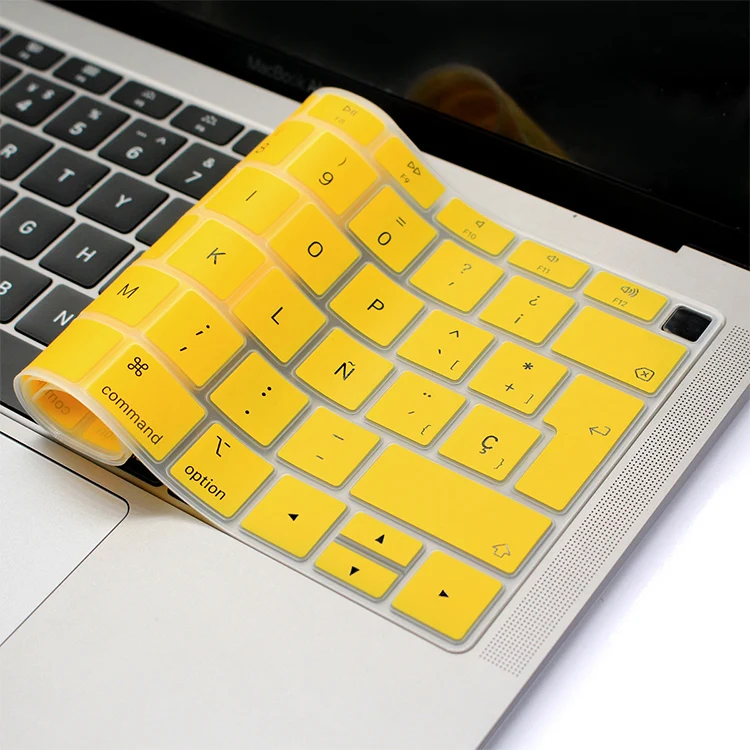 Испанская клавиатура ЕС Teclado защитная оболочка для нового Apple MacBook Air 13 13,3 дюймов A1932 сенсорный отпечаток пальца