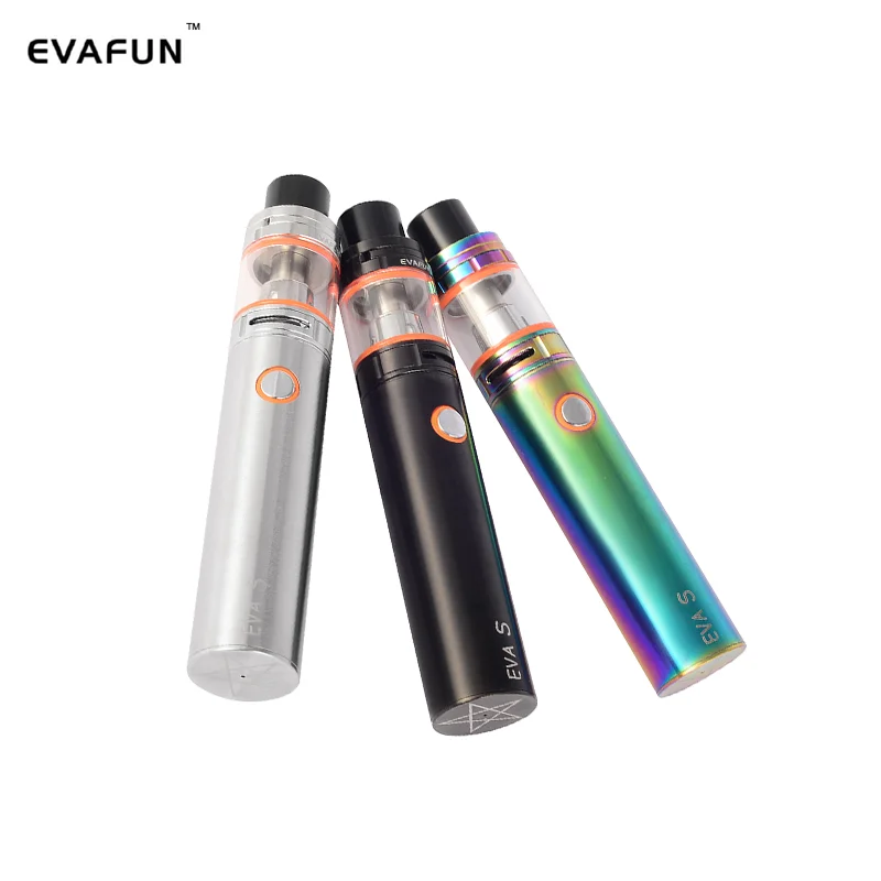 

Eva S Vape Pen Starter Kit Electronic Cigarette 2400mAh Battery Mod 5ml Top Fill V8 CL Big Baby Atomizer Vaporizer Stick V8