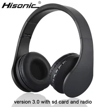 Hisonic bluetooth font b earphone b font Wireless Stereo Foldable Earbuds Microphone casque audio auriculares Headset