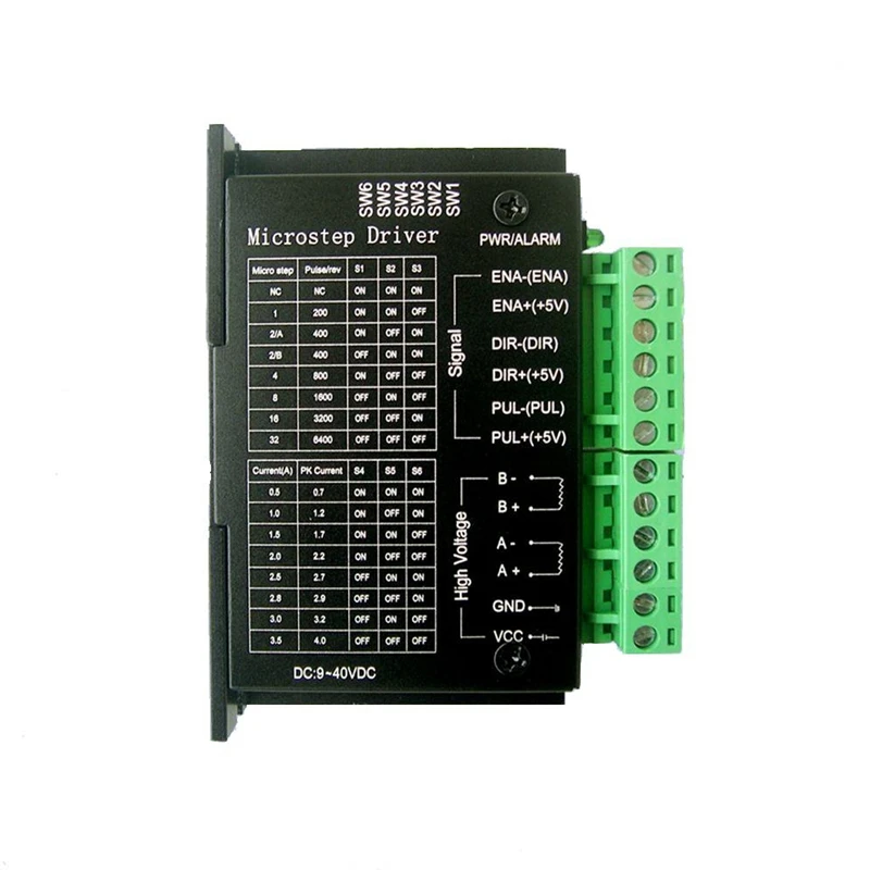 

5Pcs TB6600 Upgraded Version 32 Subdivision 42/57/86 Stepper Motor Driver 4.0A 42VDC Diy kit