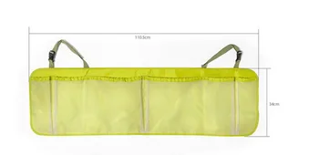 

by dhl 100pcs practical Organizer Back Rear Trunk Seat Elastic String Holder Nets Mesh Pocket Cage Carrying Storage Bag