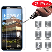 2 шт. защитная пленка HOPELF для huawei Honor 7X, закаленное стекло, Защитная пленка для телефона, закаленное стекло для huawei Honor 7X