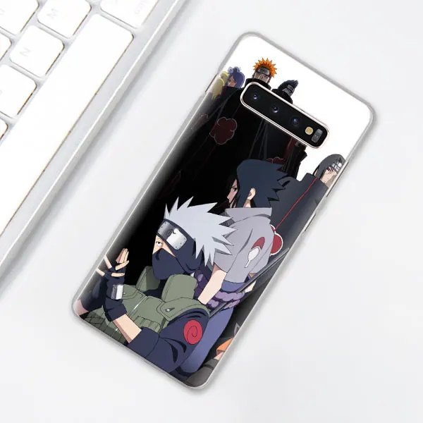 Аниме «Наруто» производства компании "Kakashi" чехол для телефона аниме для samsung Galaxy S10e S10 плюс S7 S8 S9 Plus, Note 8, 9, 10, плюс S10 5G M20 M30 жесткий чехол Coque - Цвет: 009