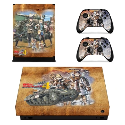 Наклейка s Senjou No Valkyria 4 для Xbox One X консоль и контроллер виниловые смывающиеся татуировки крышка геймпад Поверхностная наклейка - Цвет: YSX1X1261