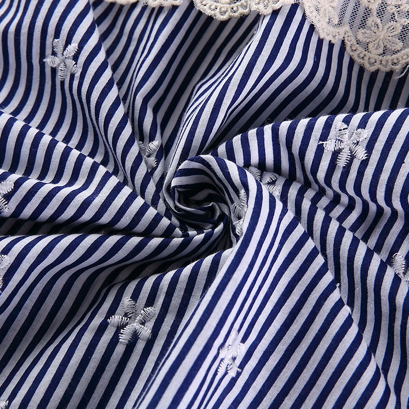 Новые женские полосатые юбки в стиле пэчворк с вышивкой, Свободные повседневные короткие юбки до колена, Harajuku Юбки Mori для девочек, плиссированные юбки Saias 16991