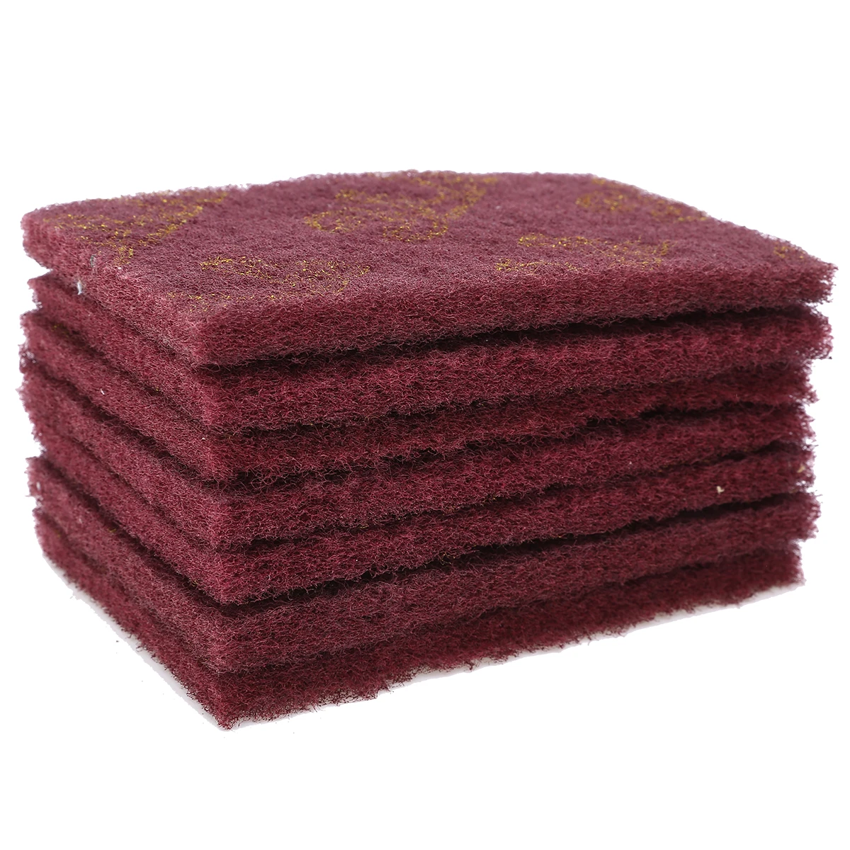 20Pcs Grey/Red Abrasive Finishing Fine Scotch Brite Pads Hand Sanding Grinding Pad For Industry Kitchen Cleaning Tools