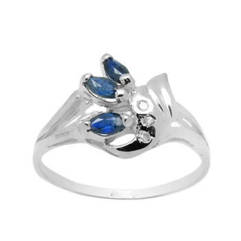 

Anillos Qi Xuan_Dark Blue Stone Luxury Rings_Fashion Ring_S925 Solid Sliver Dark Blue Stone Rings_Manufacturer Directly Sales
